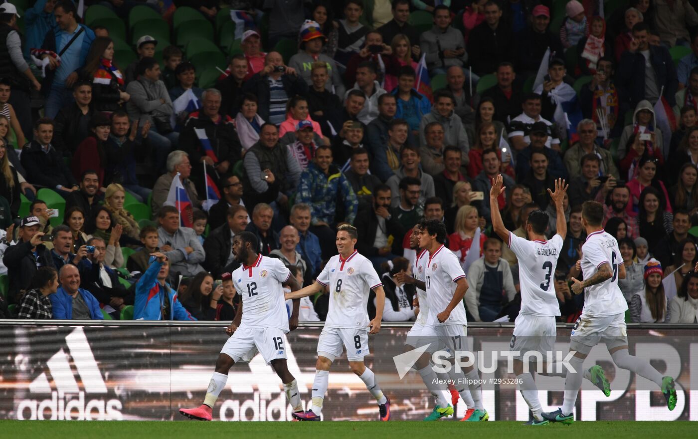 Russia vs. Costa Rica friendly football match