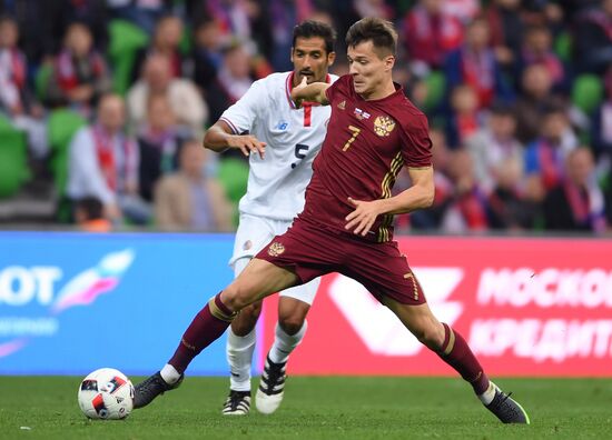Russia vs. Costa Rica friendly football match