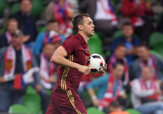 Russia vs. Costa Rica friendly football match