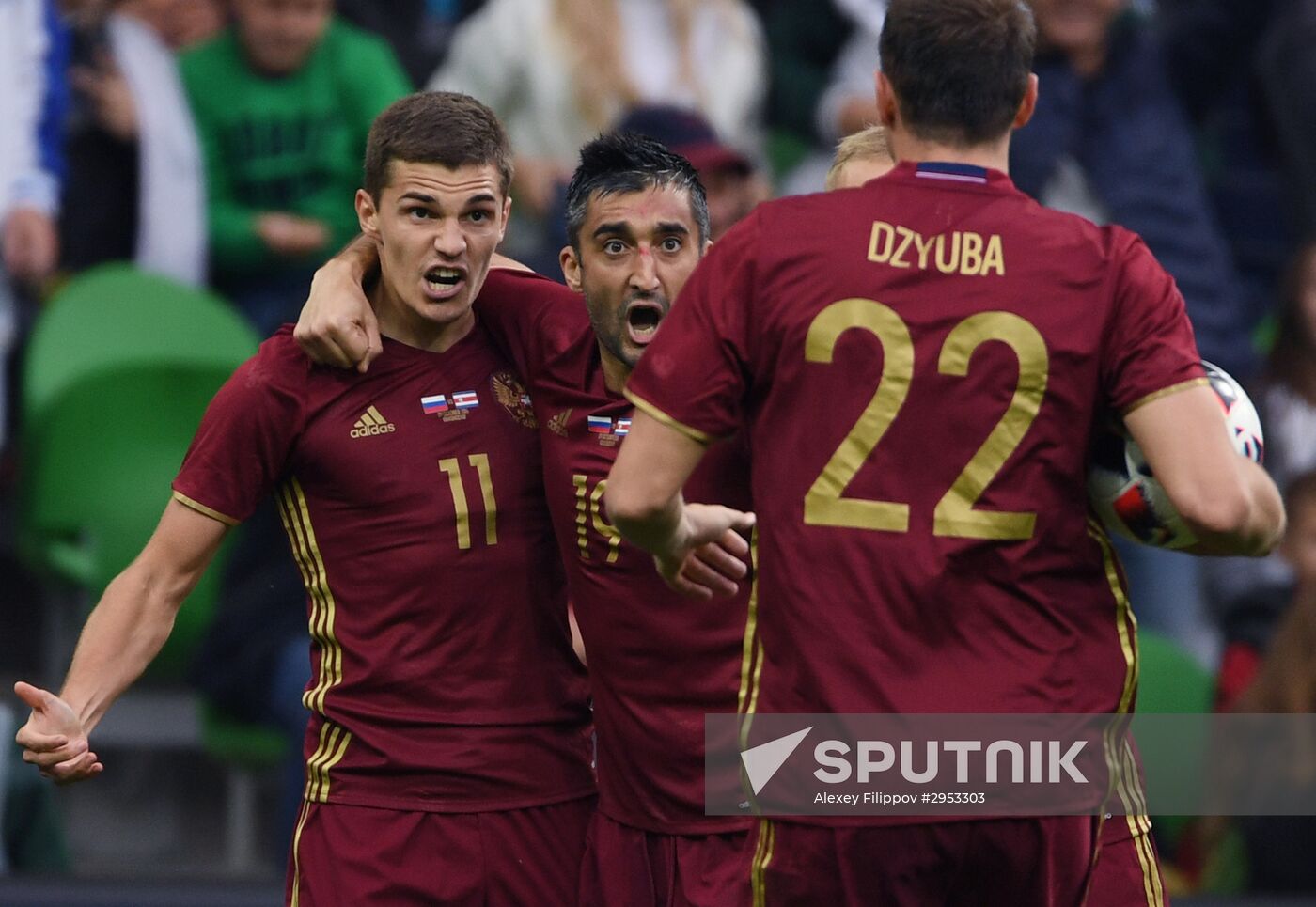Russia vs. Costa Rica friendly football match