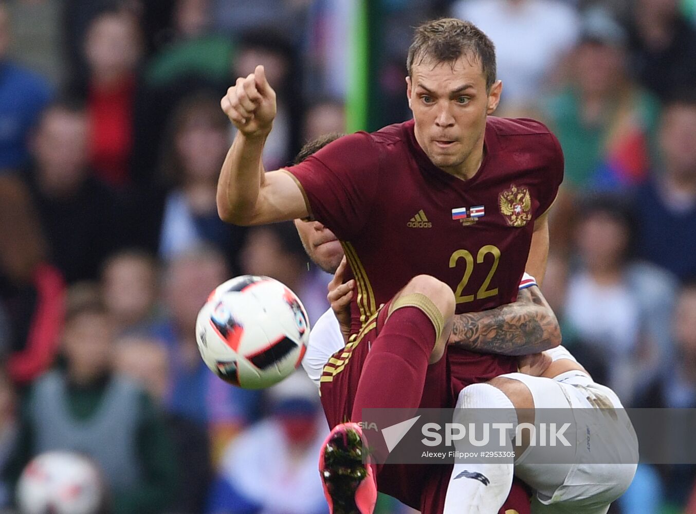 Russia vs. Costa Rica friendly football match