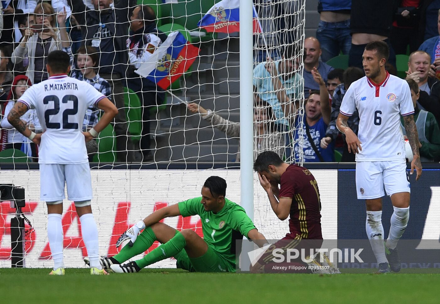 Russia vs. Costa Rica friendly football match