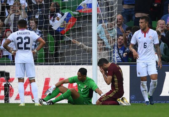 Russia vs. Costa Rica friendly football match
