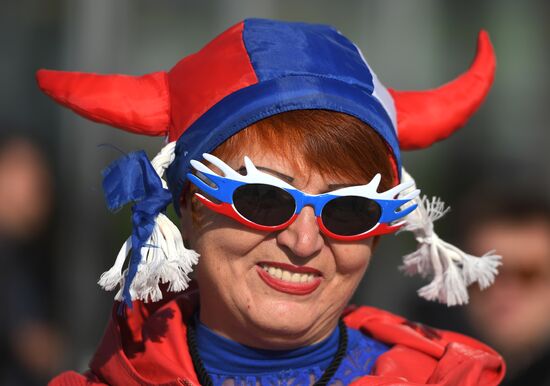 Russia vs. Costa Rica friendly football match