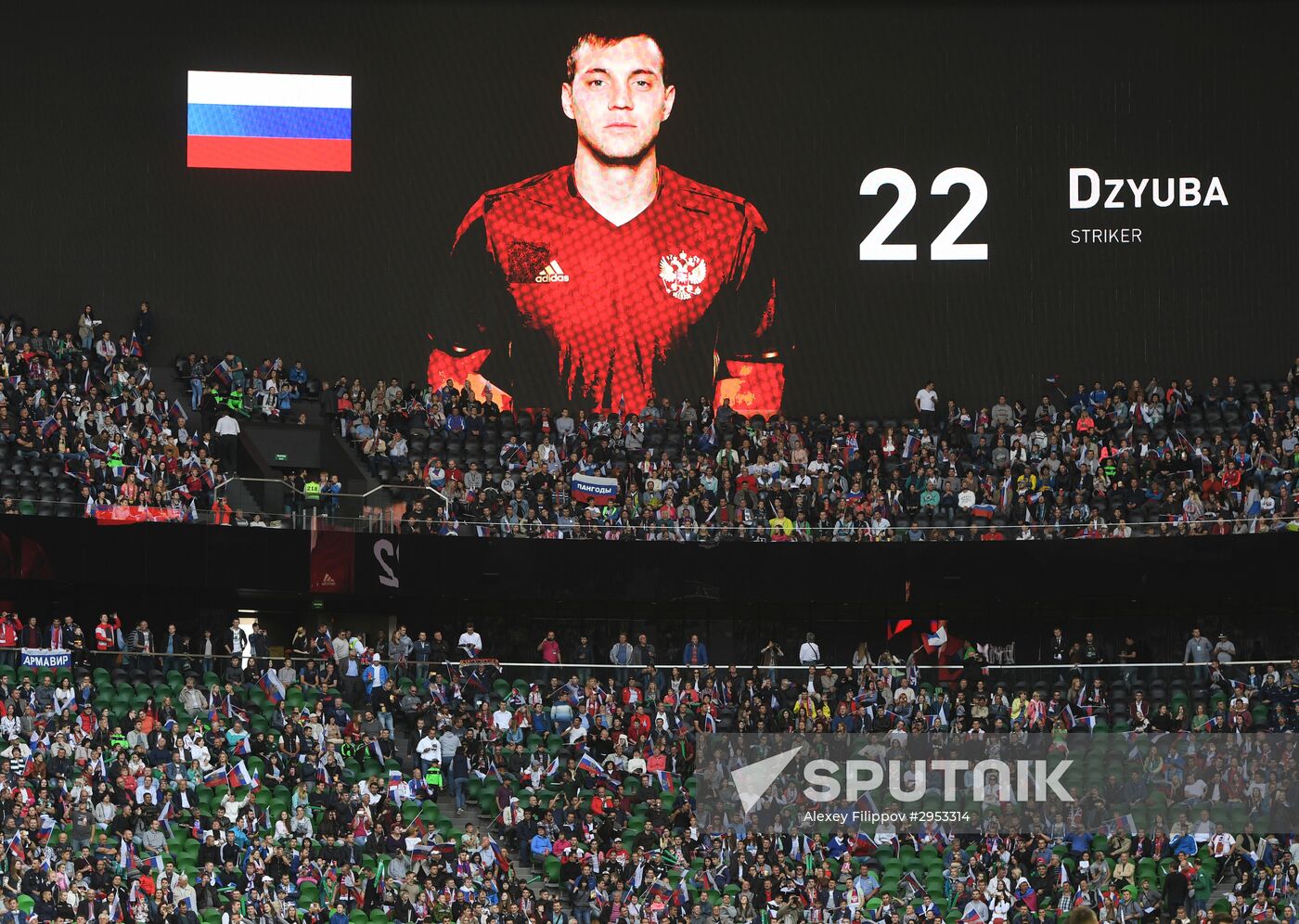 Russia vs. Costa Rica friendly football match