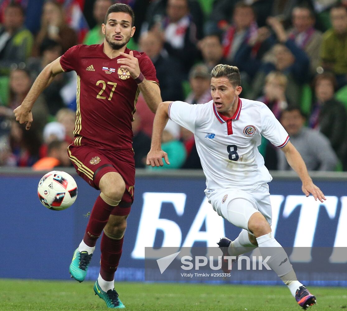 Russia vs. Costa Rica friendly football match