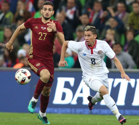 Russia vs. Costa Rica friendly football match