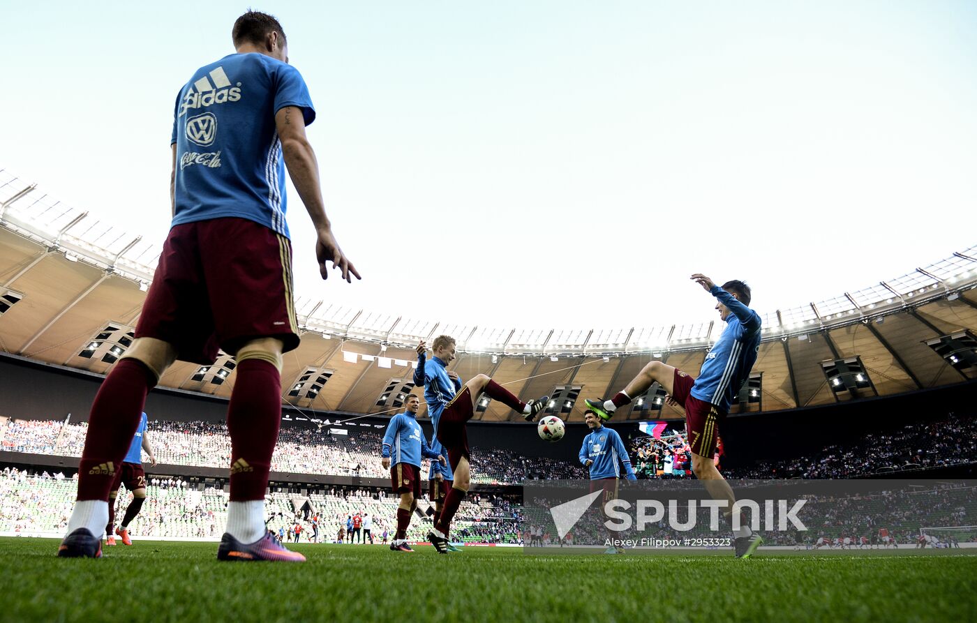 Russia vs. Costa Rica friendly football match