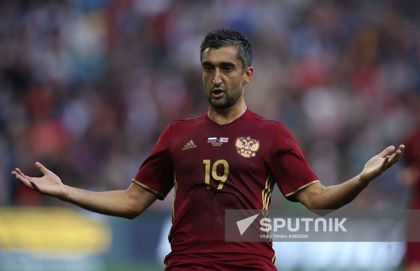 Russia vs. Costa Rica friendly football match