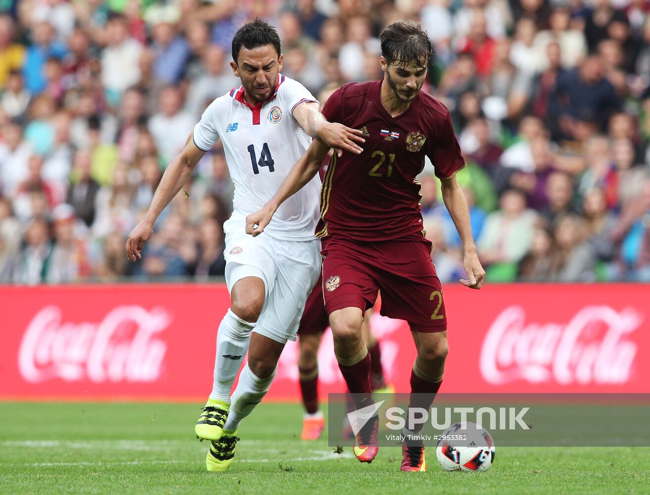 Russia vs. Costa Rica friendly football match
