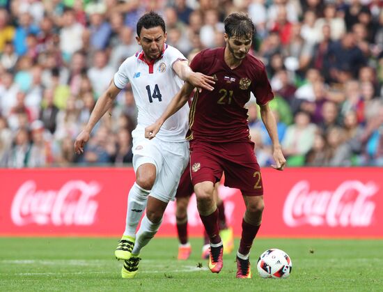 Russia vs. Costa Rica friendly football match