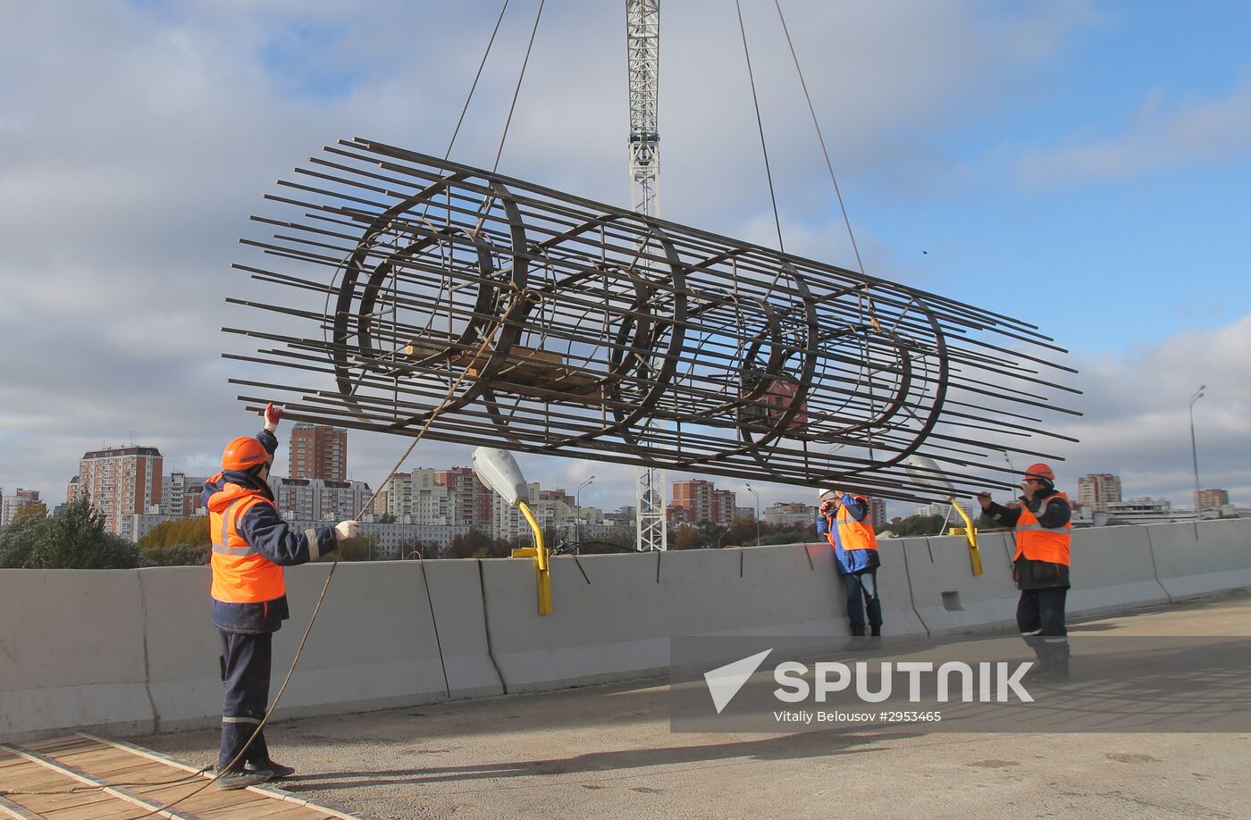 Construction of Northeast Chord in Moscow