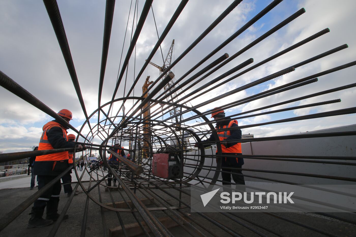 Construction of Northeast Chord in Moscow