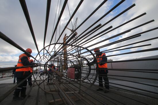 Construction of Northeast Chord in Moscow