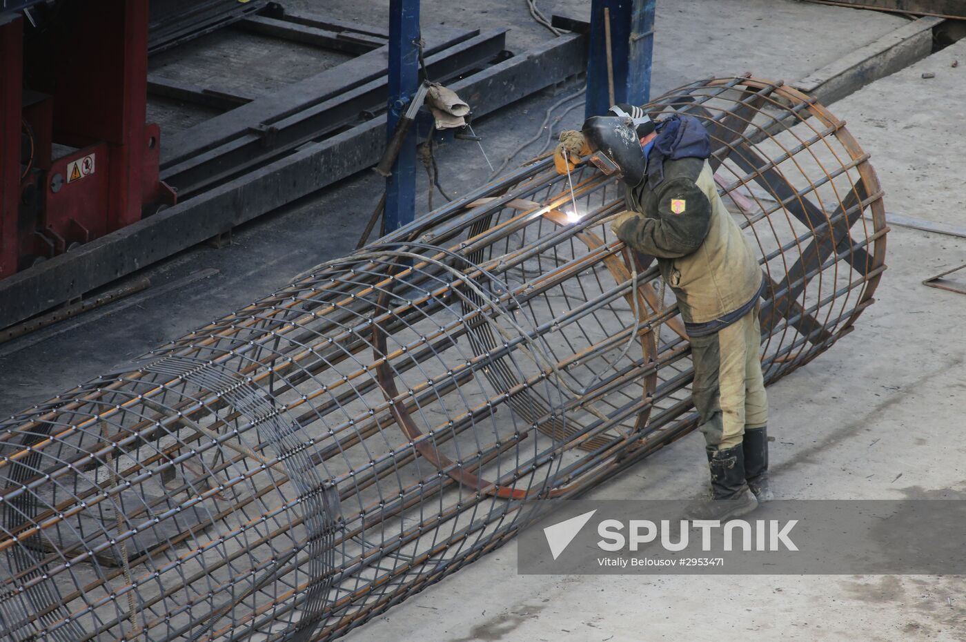 Construction of Northeast Chord in Moscow