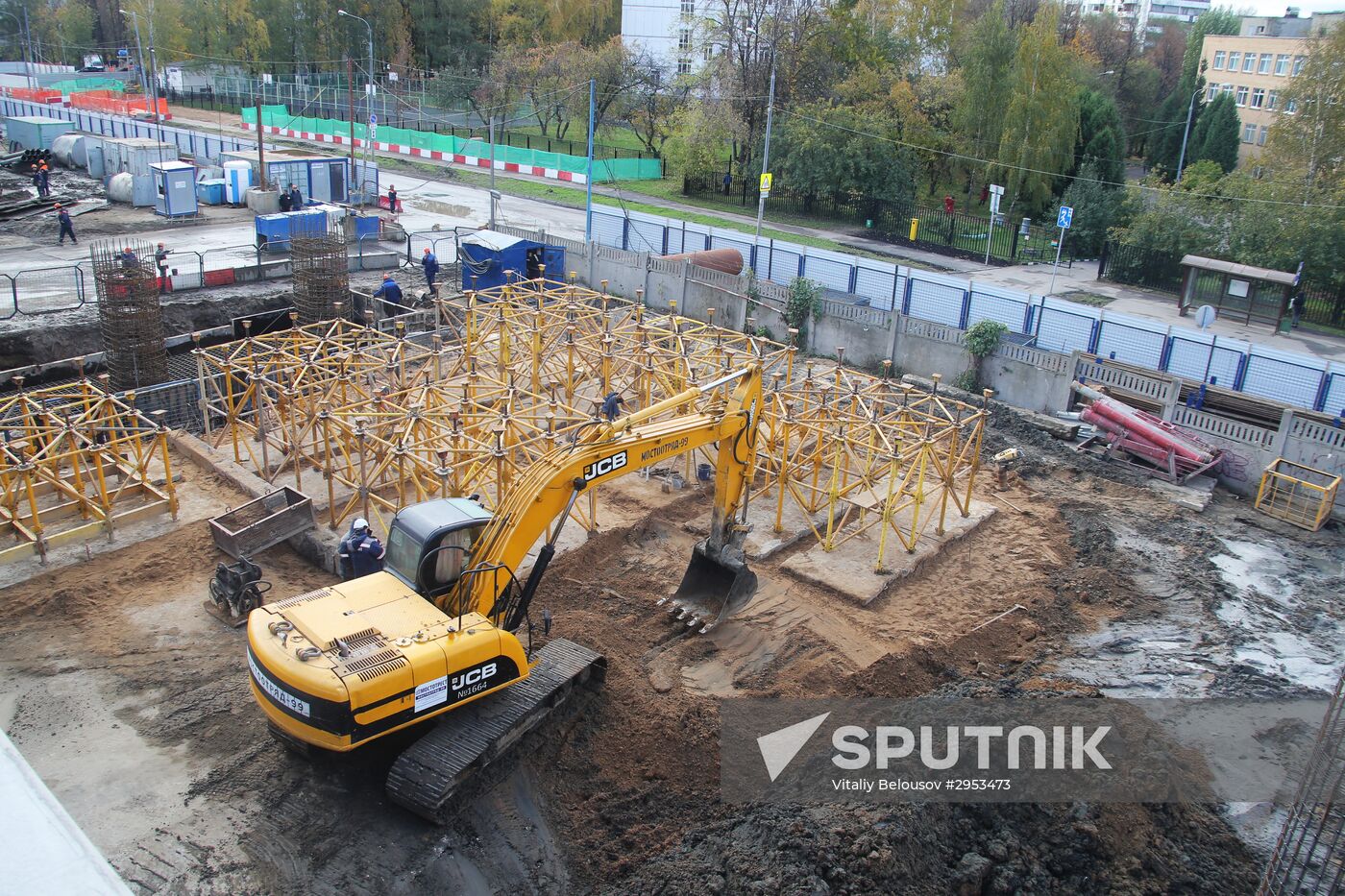 Construction of Northeast Chord in Moscow