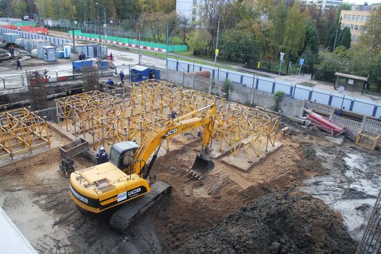 Construction of Northeast Chord in Moscow