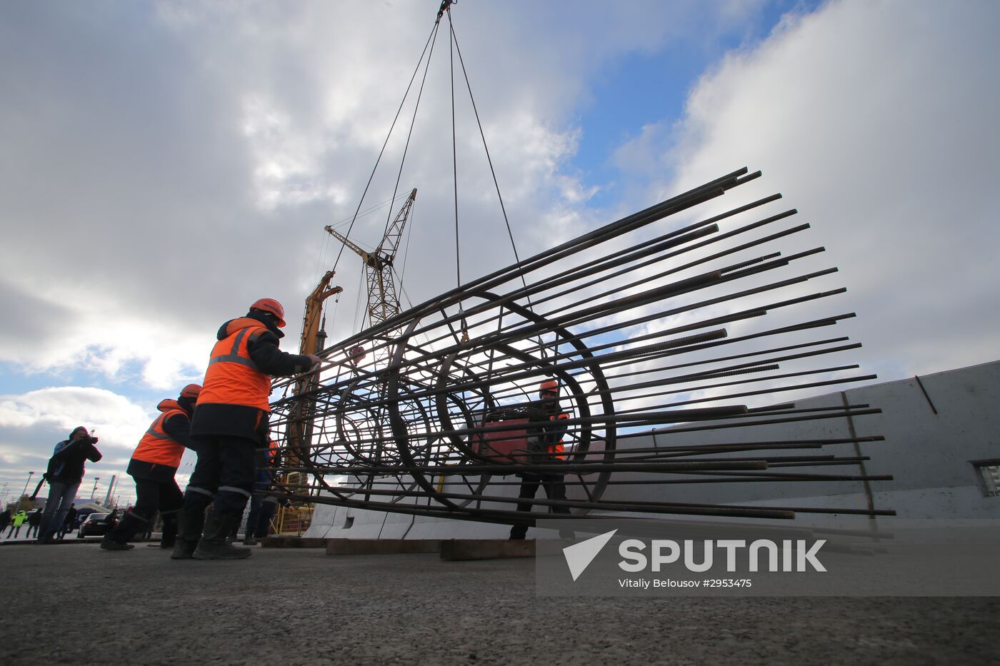 Construction of Northeast Chord in Moscow