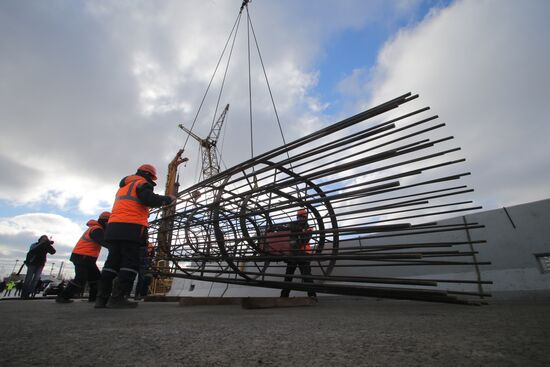 Construction of Northeast Chord in Moscow