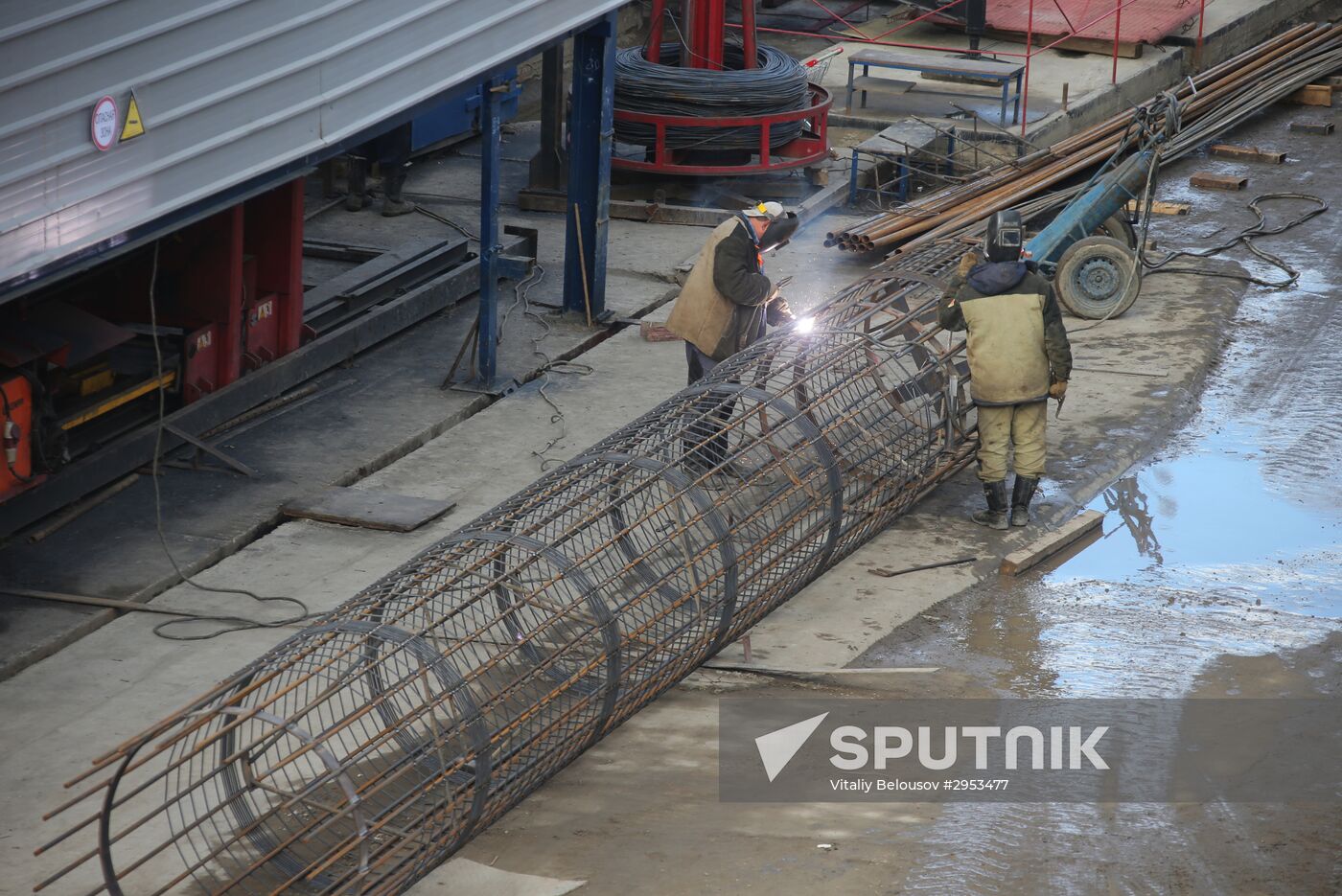 Construction of Northeast Chord in Moscow