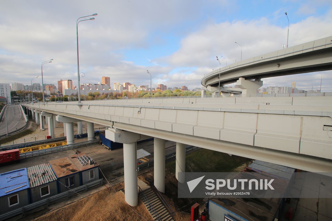 Construction of Northeast Chord in Moscow