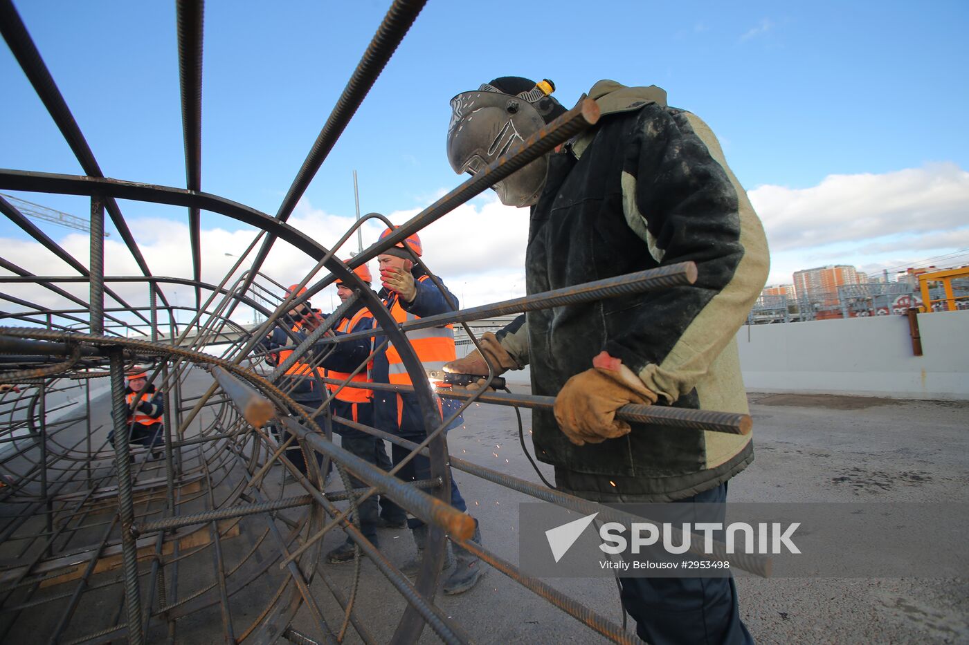 Construction of Northeast Chord in Moscow