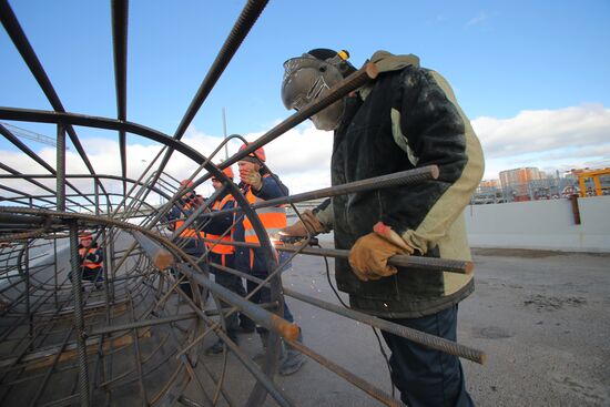 Construction of Northeast Chord in Moscow