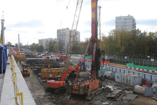 Construction of Northeast Chord in Moscow