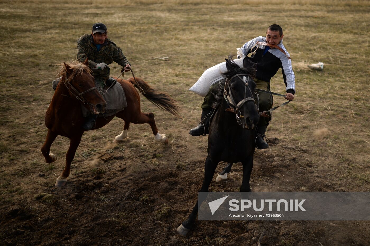 Kok-boru championship in Republic of Altai