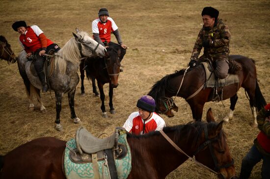 Kok-boru championship in Republic of Altai