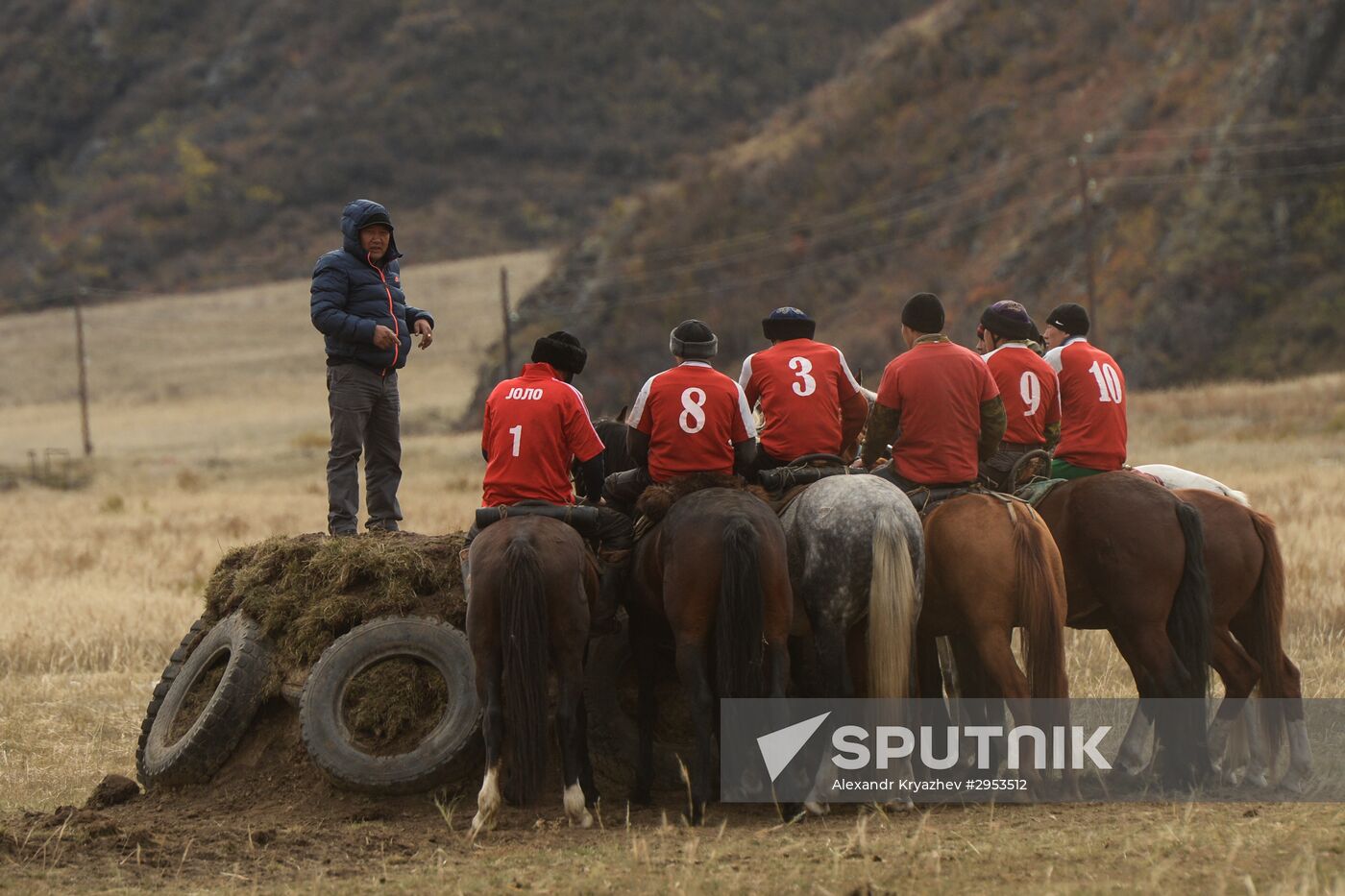 Kok-boru championship in Republic of Altai