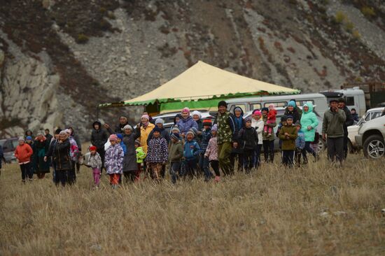 Kok-boru championship in Republic of Altai