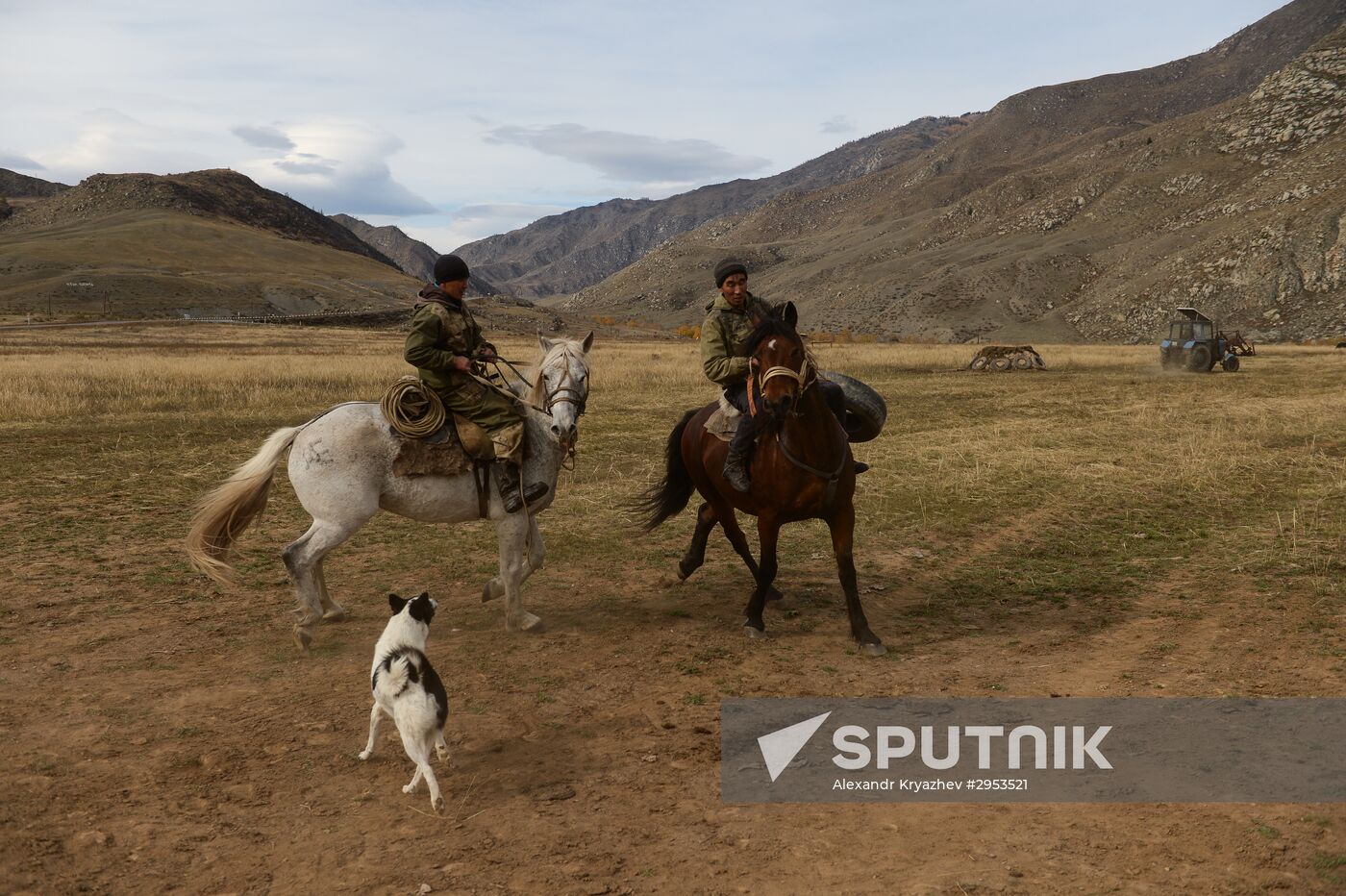 Kok-boru championship in Republic of Altai