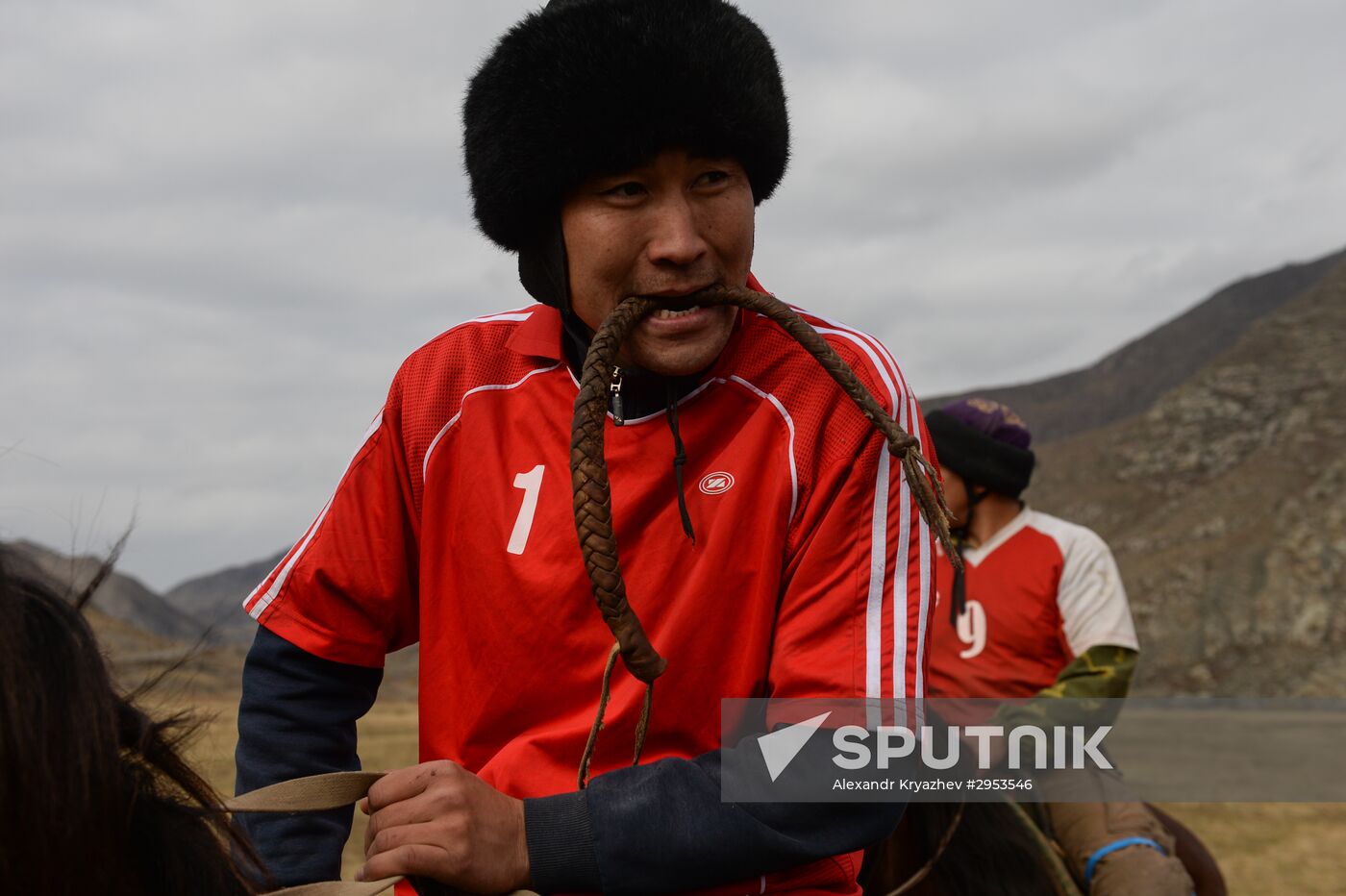Kok-boru championship in Republic of Altai