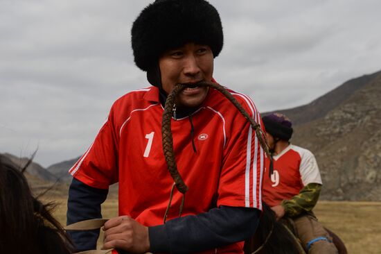 Kok-boru championship in Republic of Altai