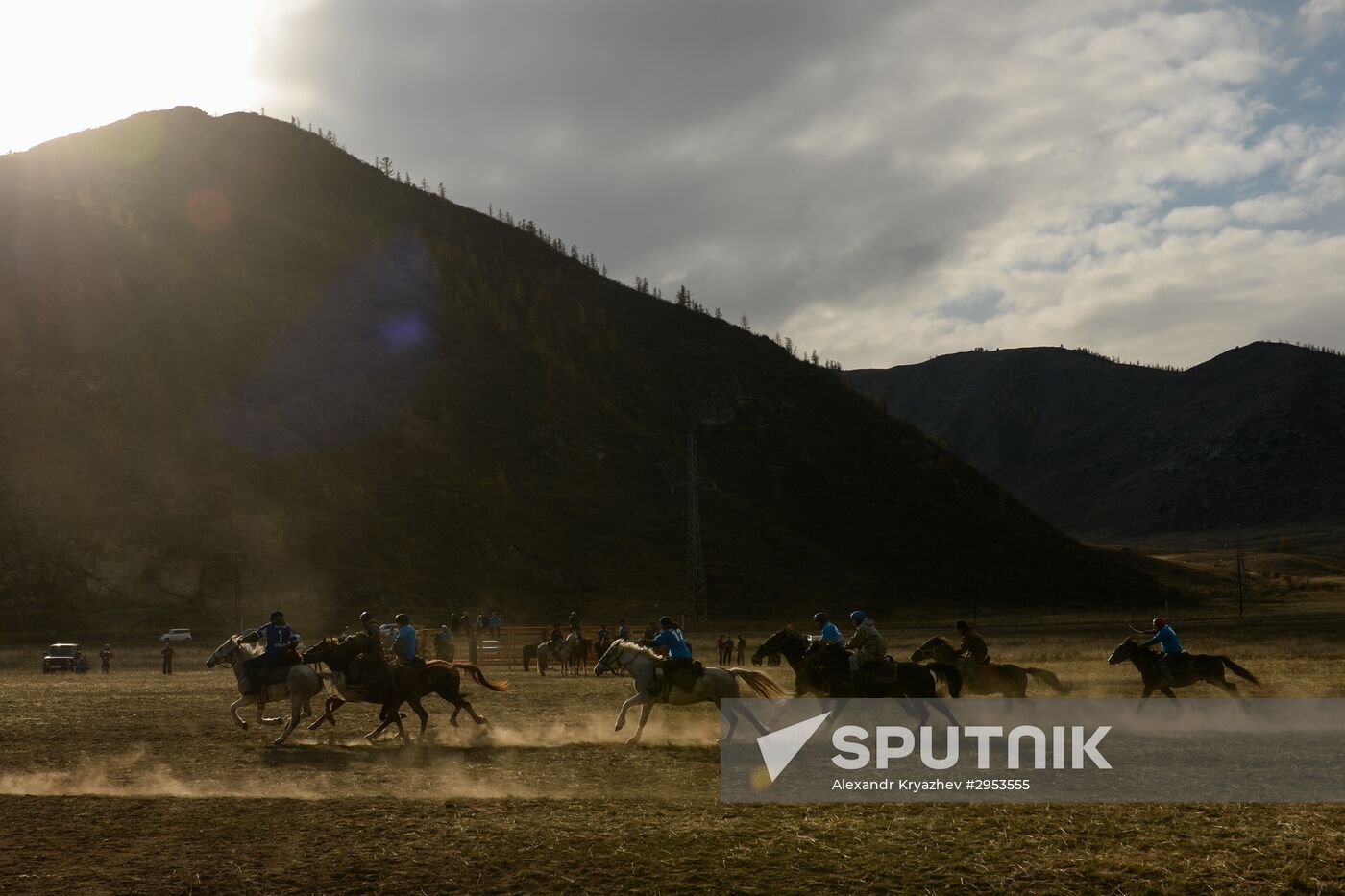 Kok-boru championship in Republic of Altai