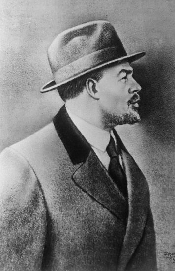 Vladimir Lenin in Stockholm
