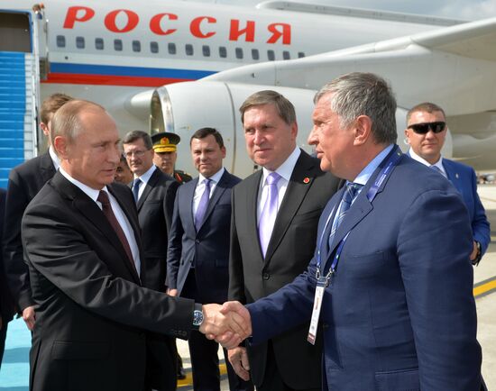 Russian President Vladimir Putin visits Turkey