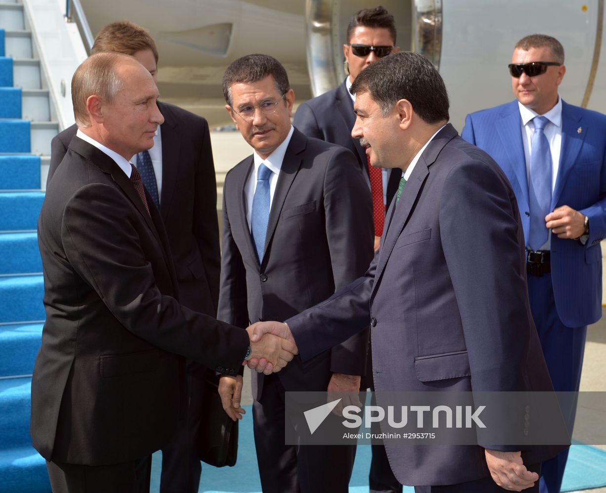 Russian President Vladimir Putin visits Turkey