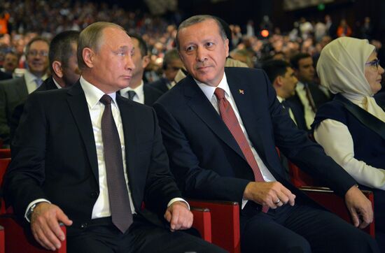 Russian President Vladimir Putin visits Turkey
