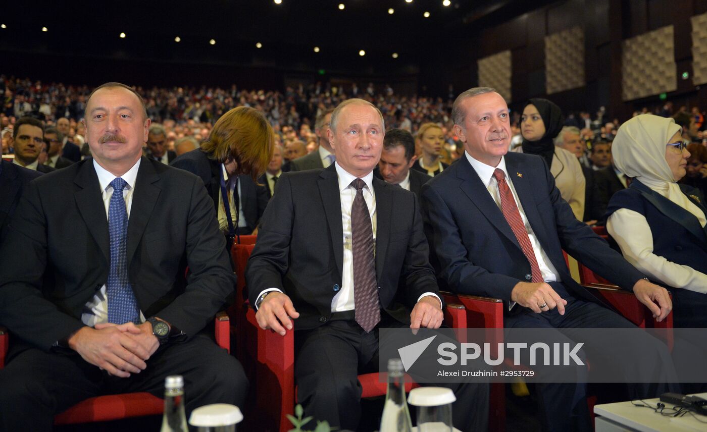 Russian President Vladimir Putin visits Turkey
