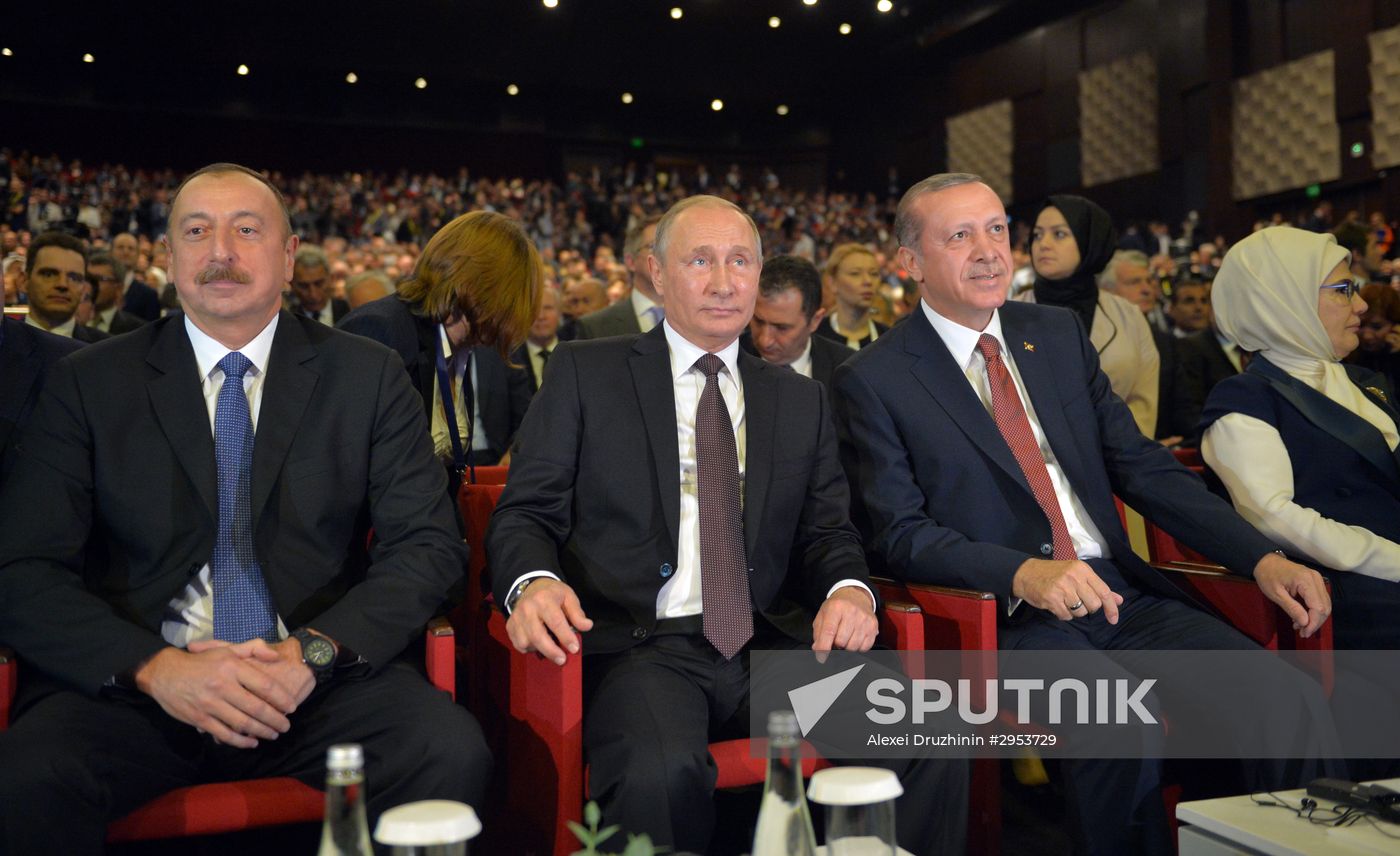 Russian President Vladimir Putin visits Turkey