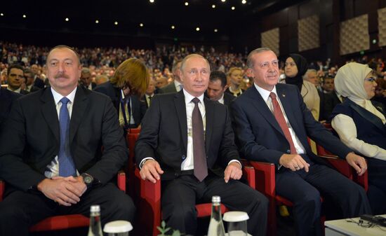 Russian President Vladimir Putin visits Turkey