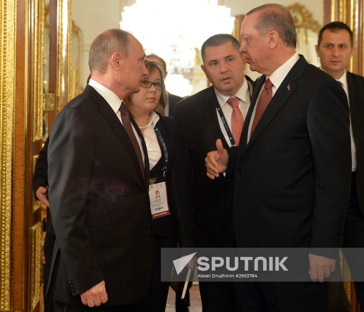 Russian President Vladimir Putin visits Turkey