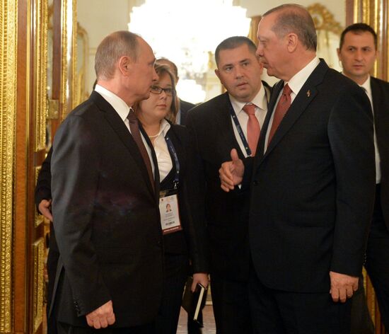 Russian President Vladimir Putin visits Turkey