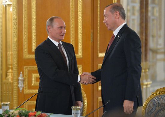 Russian President Vladimir Putin visits Turkey
