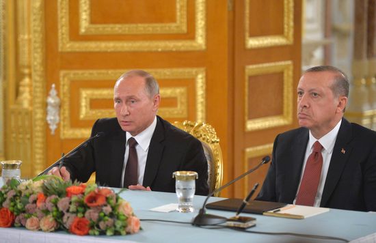 Russian President Vladimir Putin visits Turkey