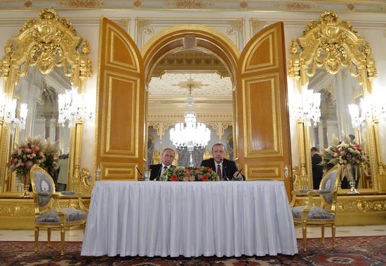 Russian President Vladimir Putin visits Turkey