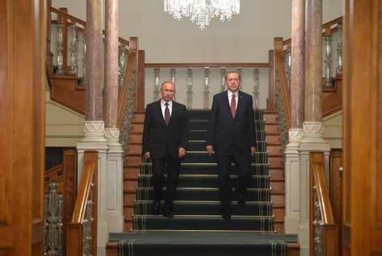 Russian President Vladimir Putin visits Turkey