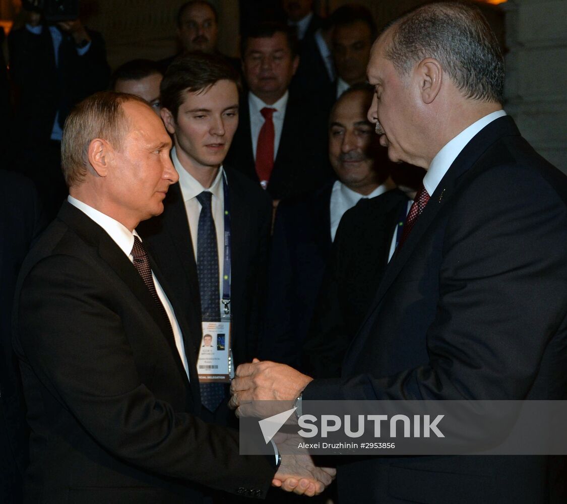 Russian President Vladimir Putin visits Turkey